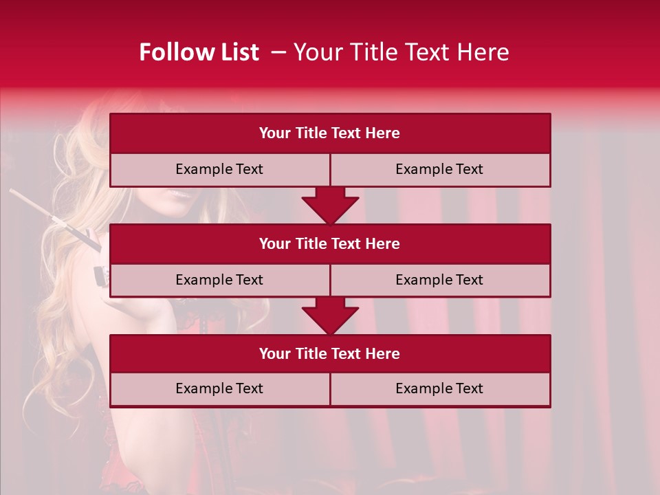 Bonnet People Corset PowerPoint Template