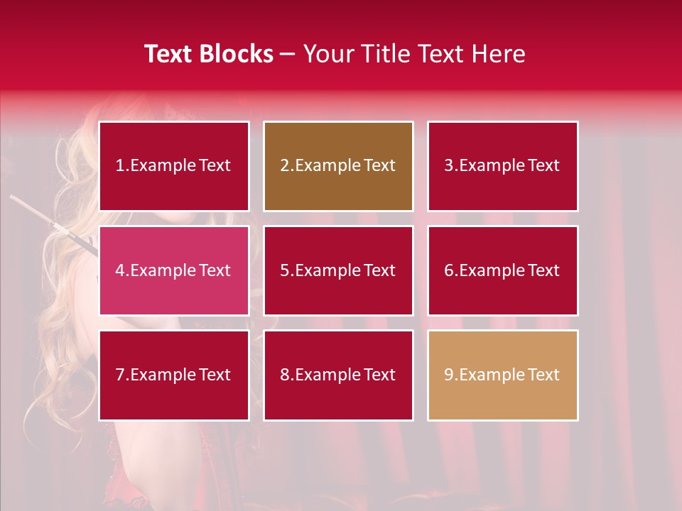 Bonnet People Corset PowerPoint Template