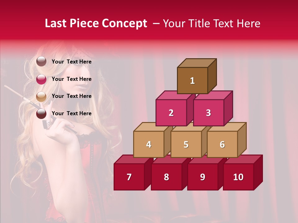 Bonnet People Corset PowerPoint Template