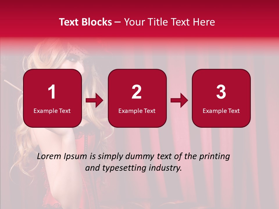 Bonnet People Corset PowerPoint Template