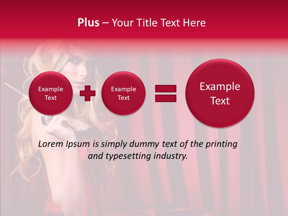 Bonnet People Corset PowerPoint Template