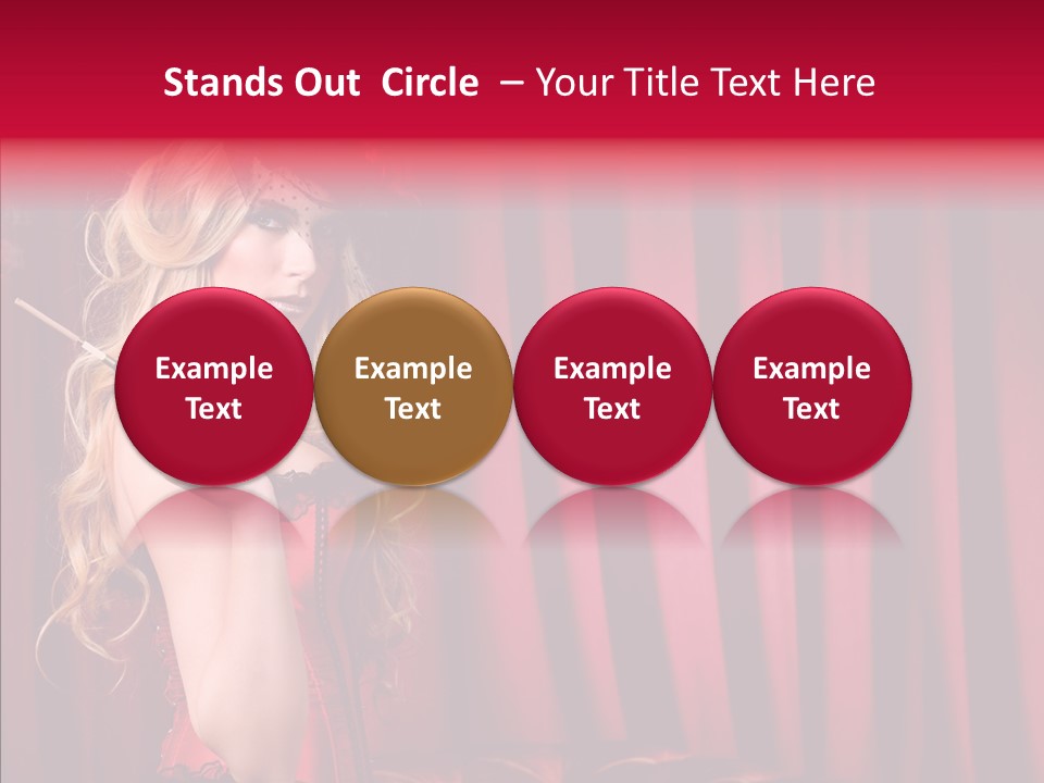 Bonnet People Corset PowerPoint Template