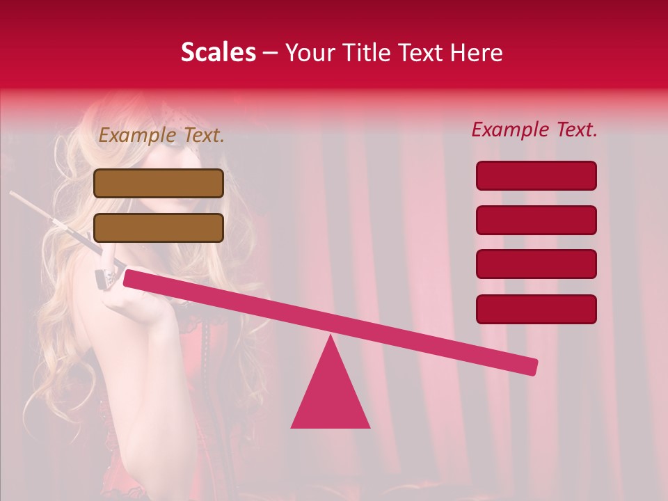 Bonnet People Corset PowerPoint Template