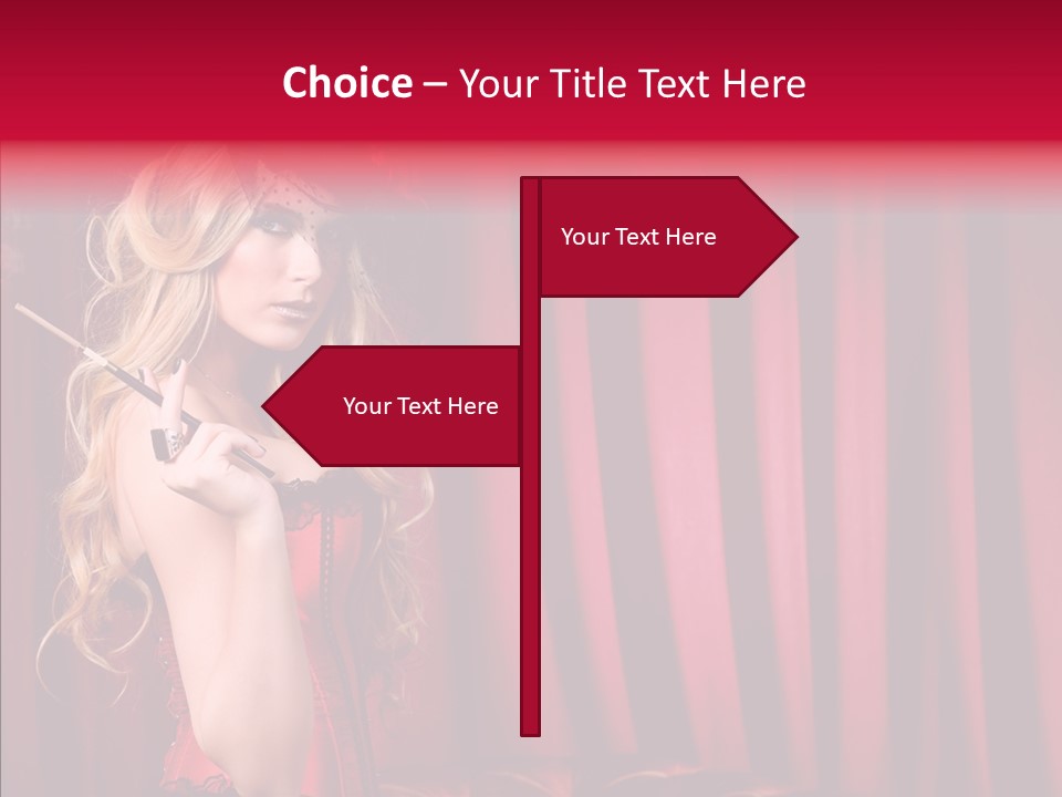 Bonnet People Corset PowerPoint Template