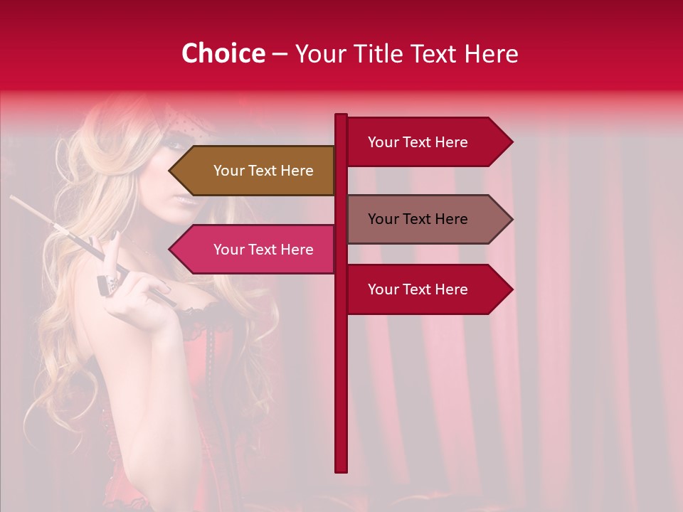 Bonnet People Corset PowerPoint Template