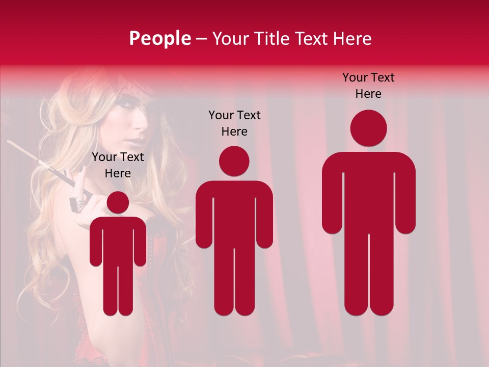 Bonnet People Corset PowerPoint Template