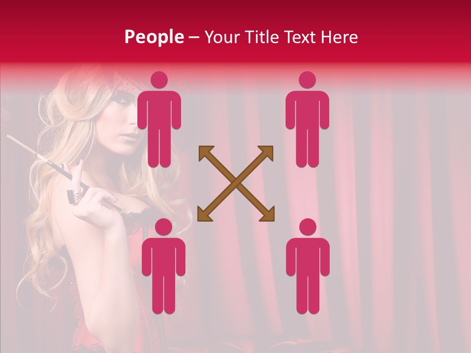 Bonnet People Corset PowerPoint Template