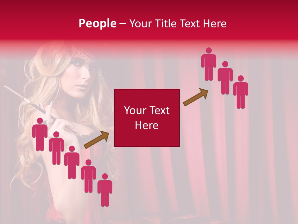 Bonnet People Corset PowerPoint Template