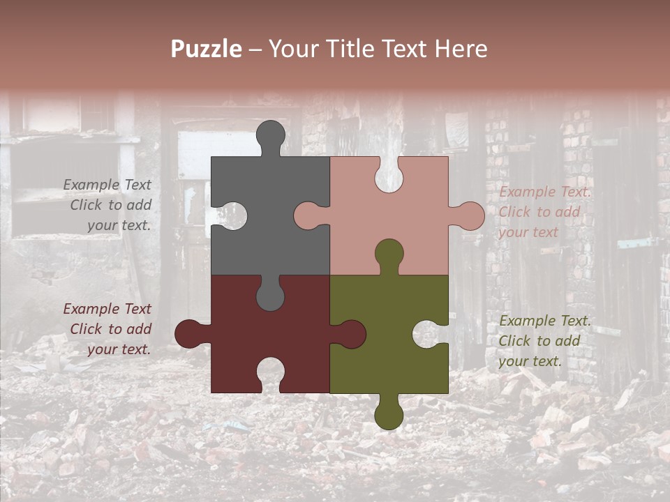 House Ukraine City PowerPoint Template