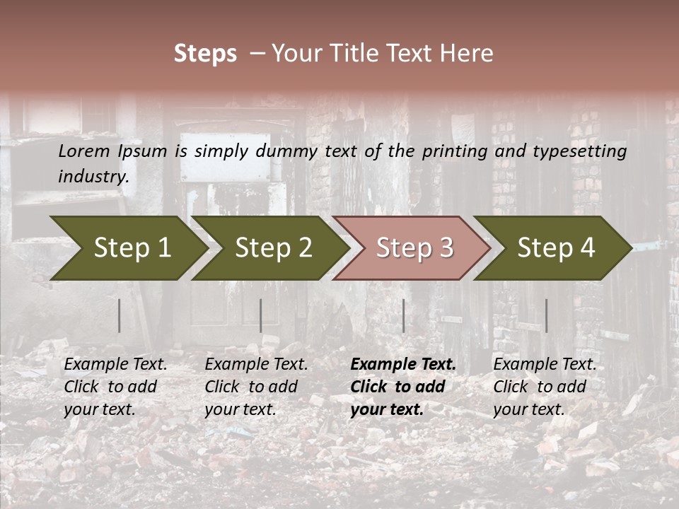 House Ukraine City PowerPoint Template