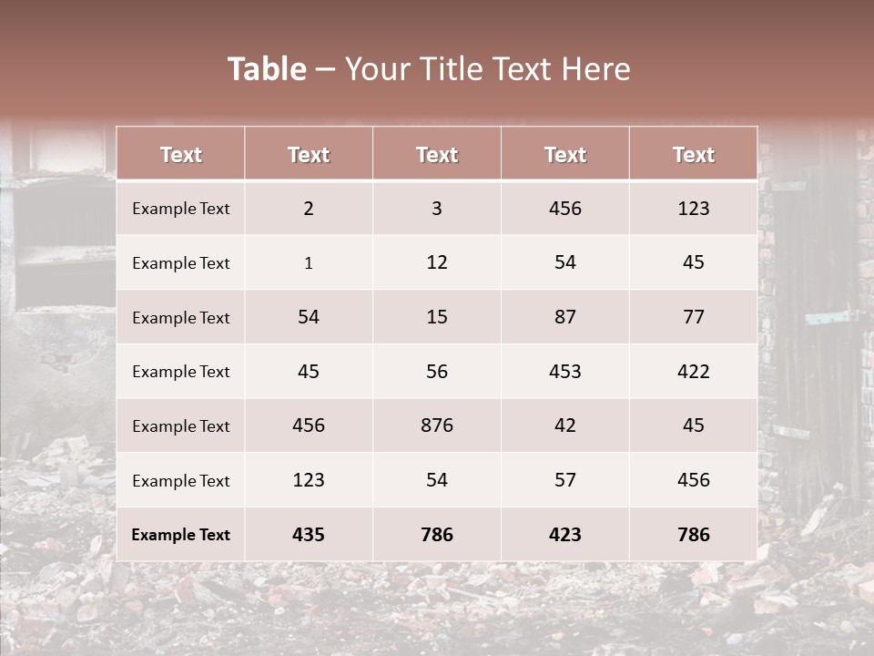 House Ukraine City PowerPoint Template