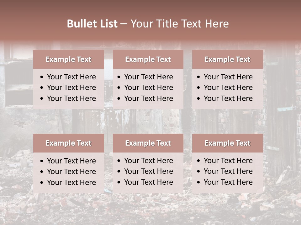 House Ukraine City PowerPoint Template