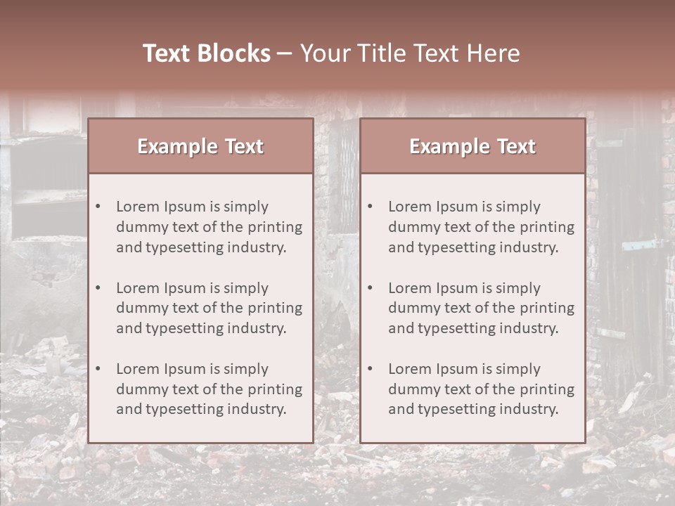 House Ukraine City PowerPoint Template