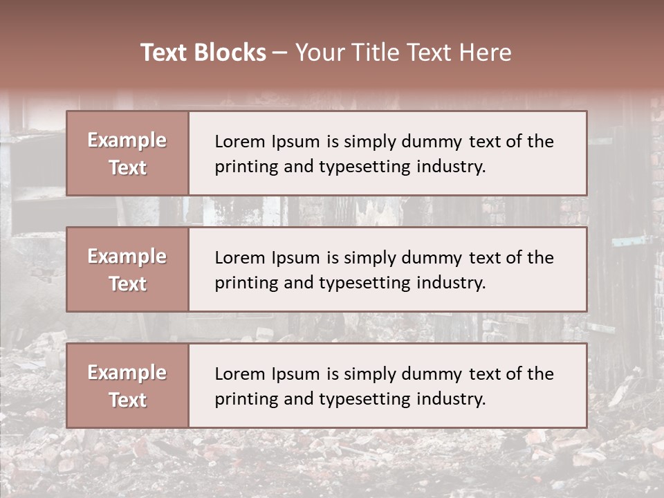 House Ukraine City PowerPoint Template