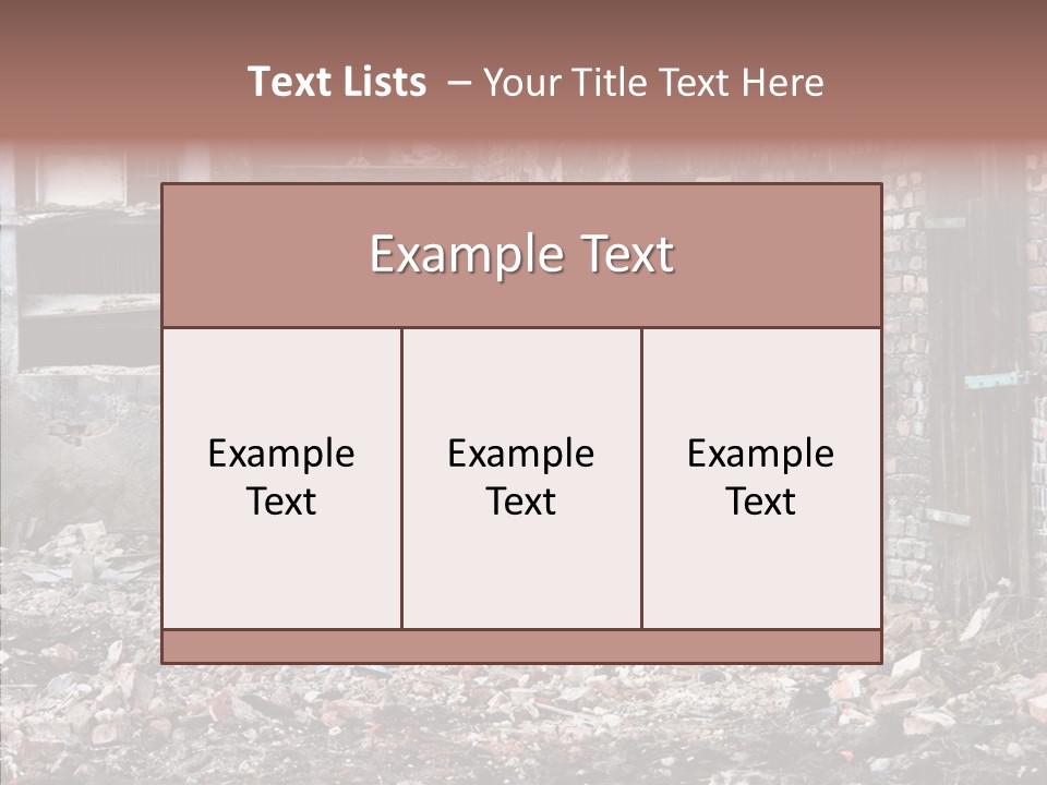 House Ukraine City PowerPoint Template