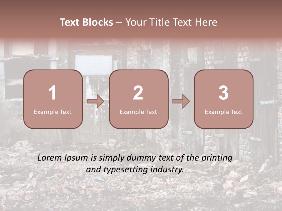 House Ukraine City PowerPoint Template