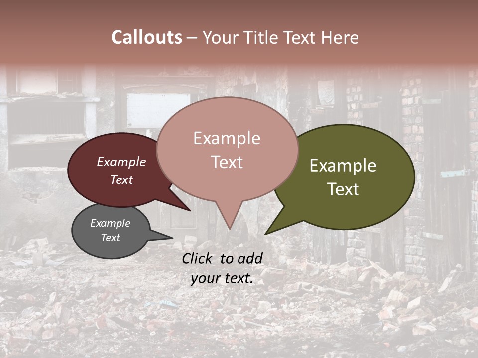 House Ukraine City PowerPoint Template