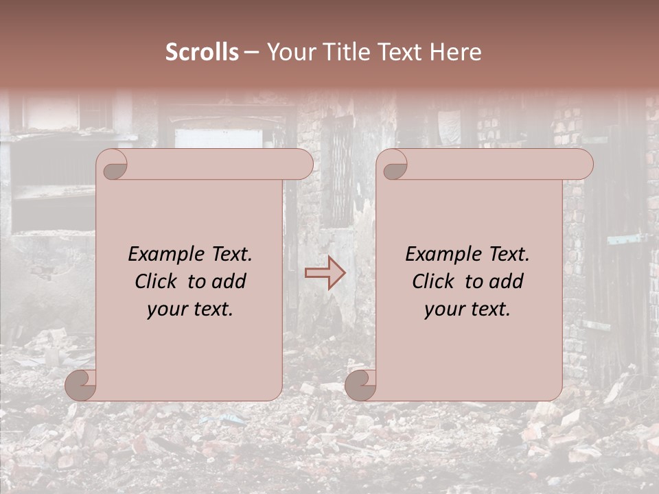 House Ukraine City PowerPoint Template