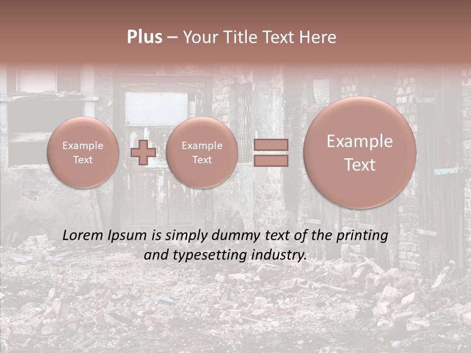House Ukraine City PowerPoint Template