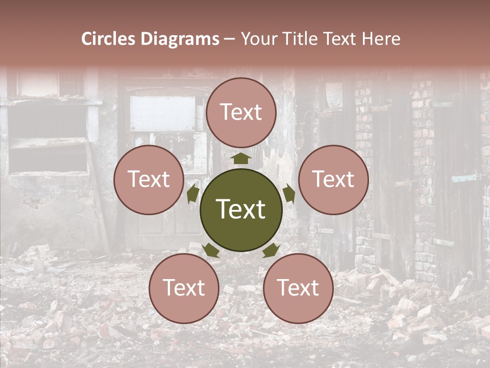 House Ukraine City PowerPoint Template