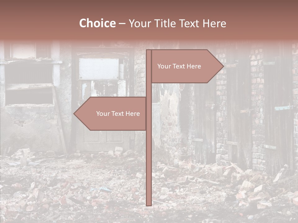 House Ukraine City PowerPoint Template