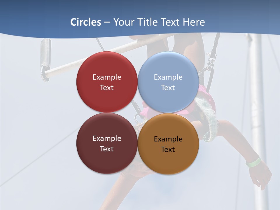 Flexible Raising Muscle PowerPoint Template