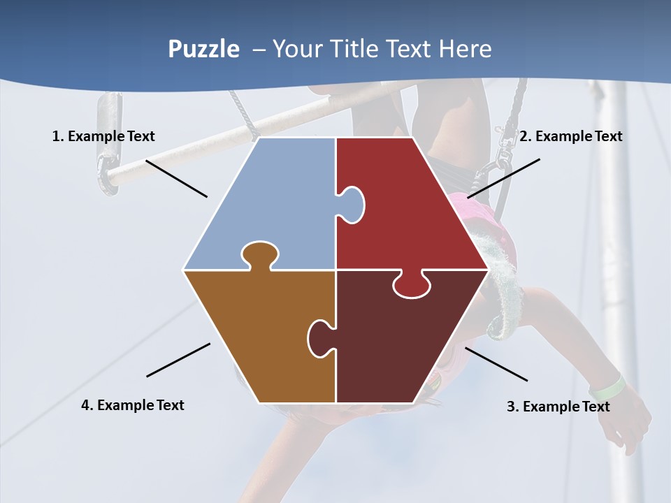 Flexible Raising Muscle PowerPoint Template