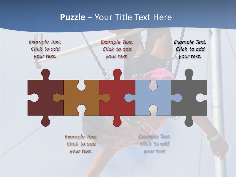 Flexible Raising Muscle PowerPoint Template