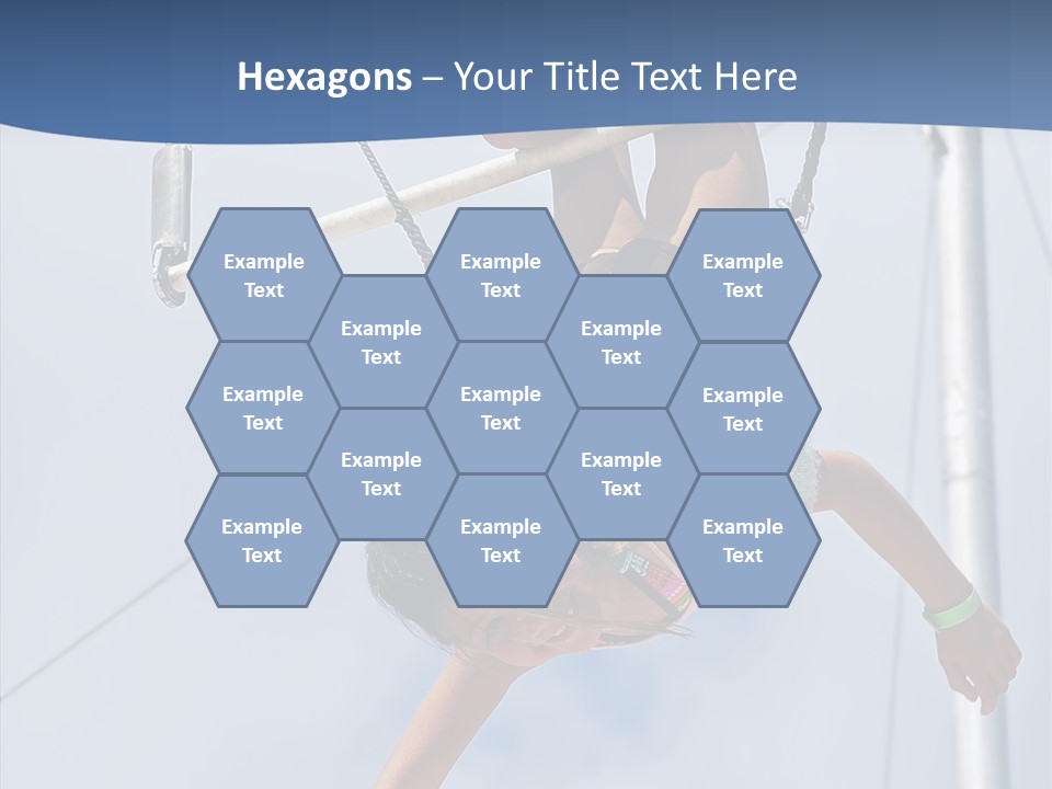 Flexible Raising Muscle PowerPoint Template