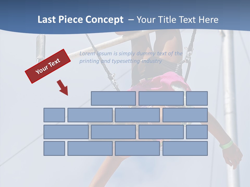 Flexible Raising Muscle PowerPoint Template
