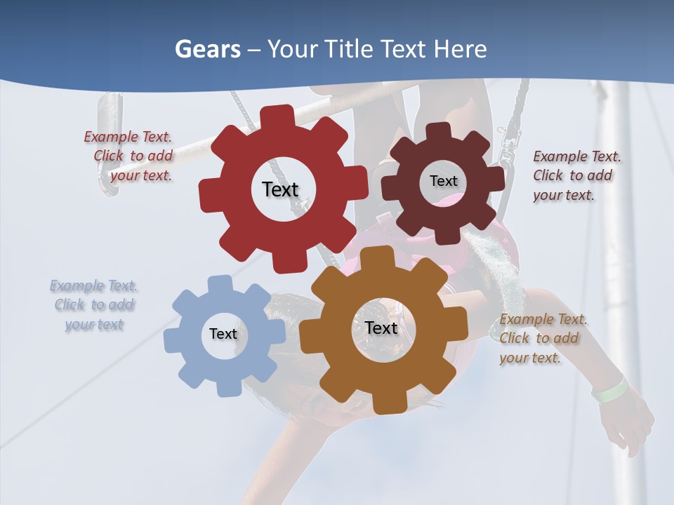 Flexible Raising Muscle PowerPoint Template