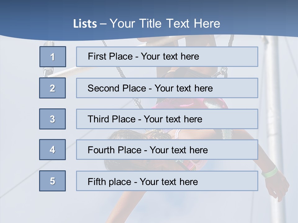 Flexible Raising Muscle PowerPoint Template