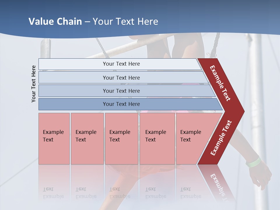 Flexible Raising Muscle PowerPoint Template