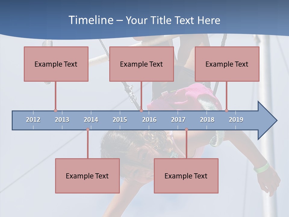 Flexible Raising Muscle PowerPoint Template