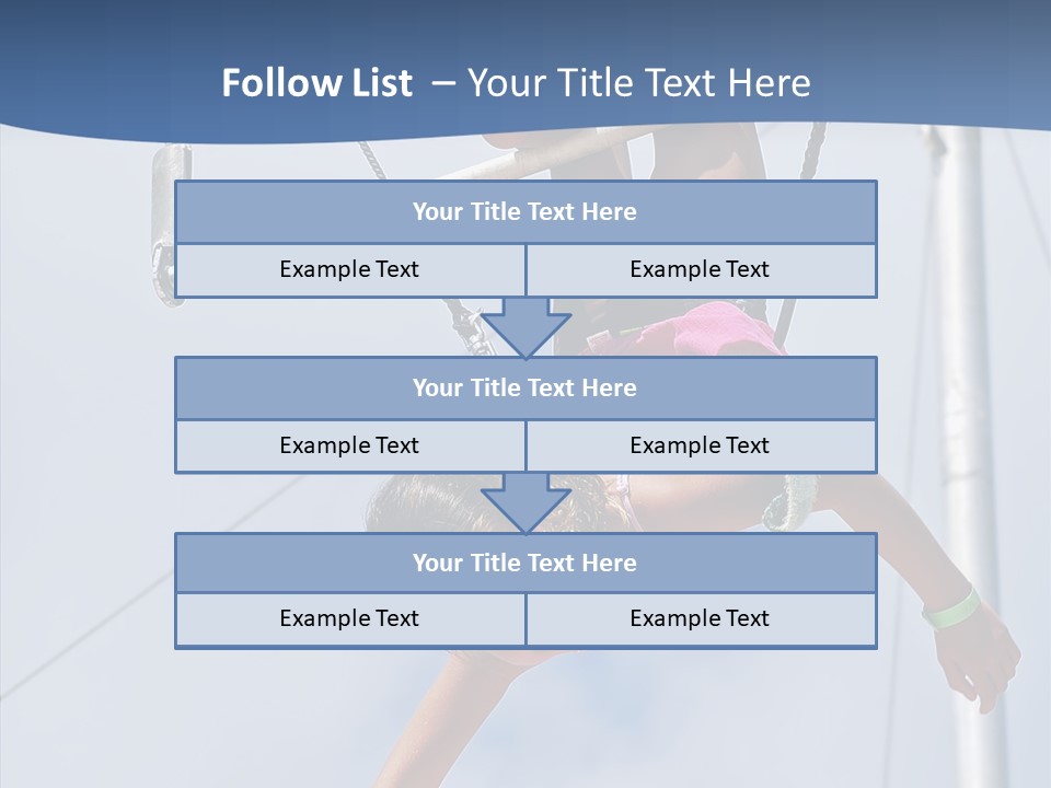Flexible Raising Muscle PowerPoint Template