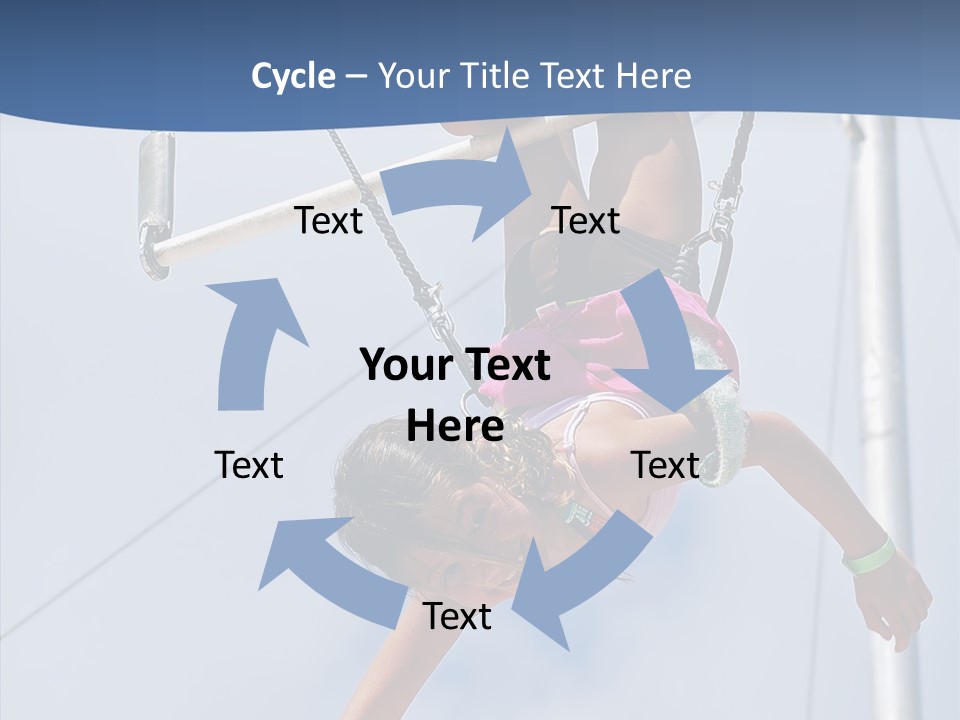 Flexible Raising Muscle PowerPoint Template