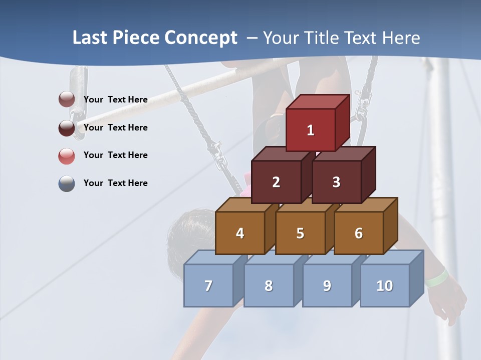 Flexible Raising Muscle PowerPoint Template