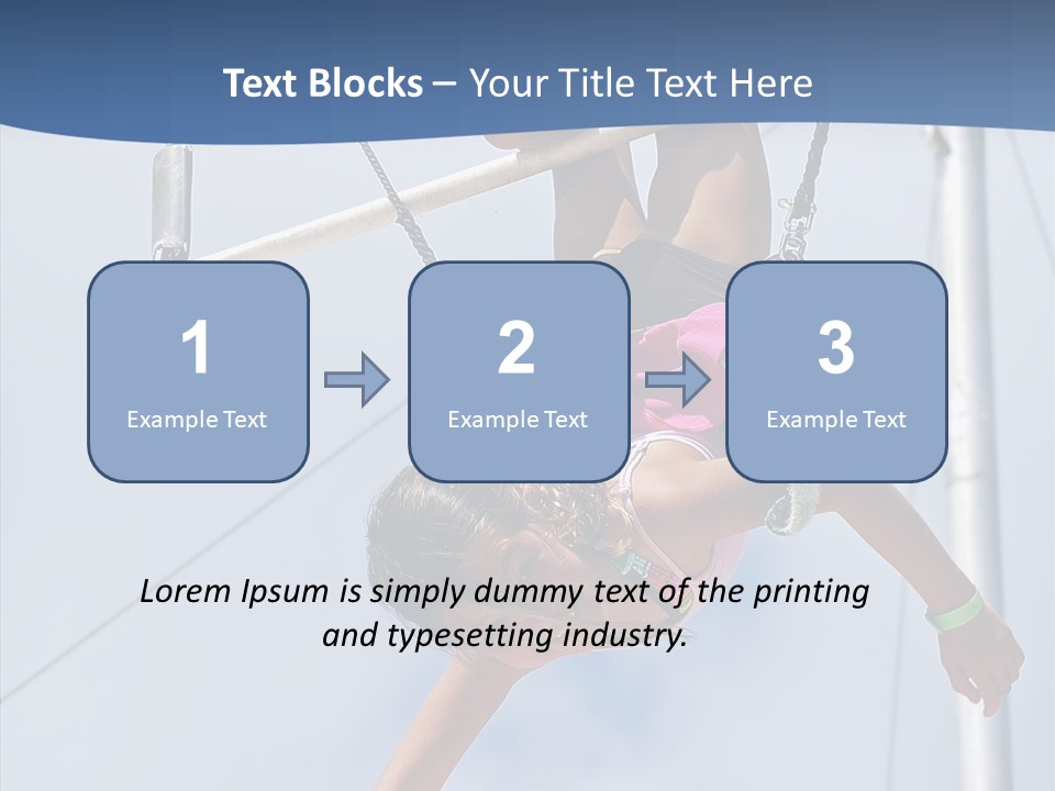 Flexible Raising Muscle PowerPoint Template