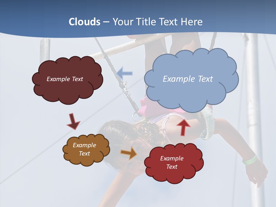 Flexible Raising Muscle PowerPoint Template