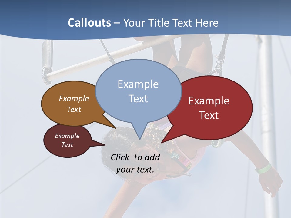 Flexible Raising Muscle PowerPoint Template