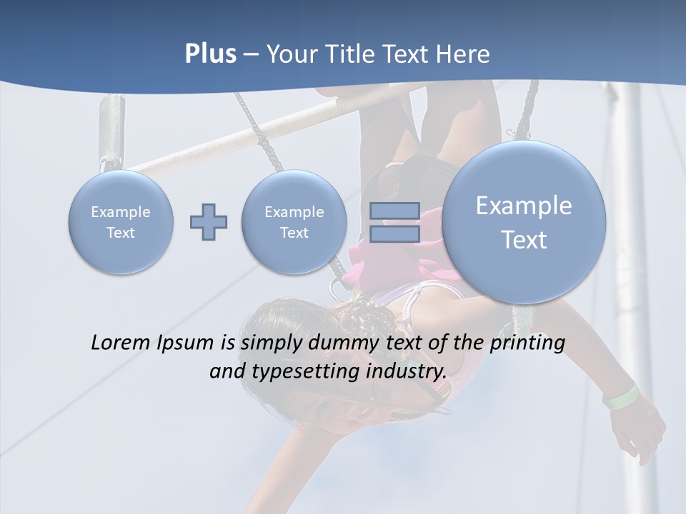 Flexible Raising Muscle PowerPoint Template