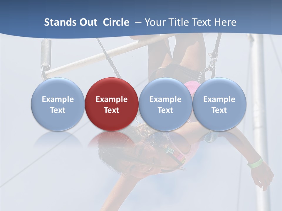 Flexible Raising Muscle PowerPoint Template