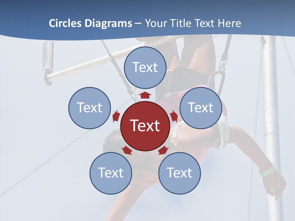 Flexible Raising Muscle PowerPoint Template