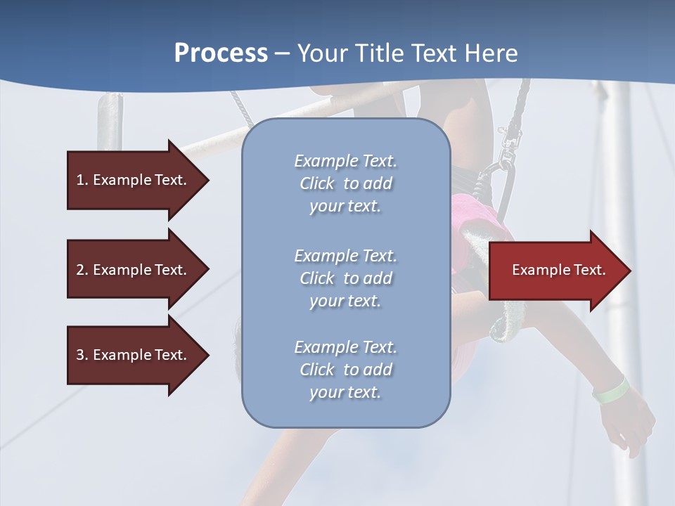 Flexible Raising Muscle PowerPoint Template