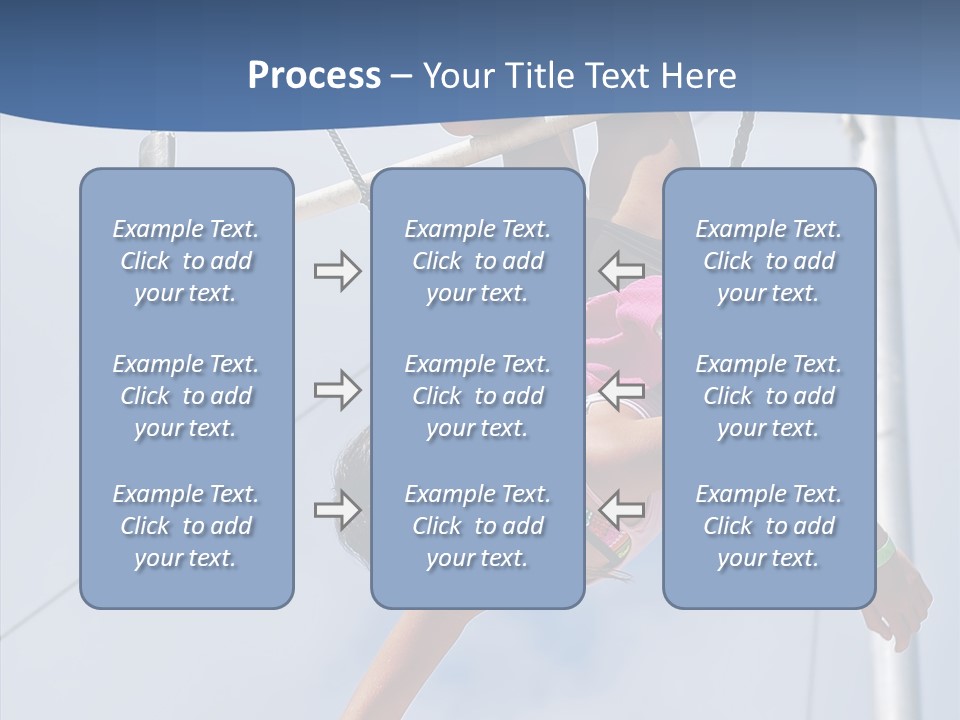 Flexible Raising Muscle PowerPoint Template