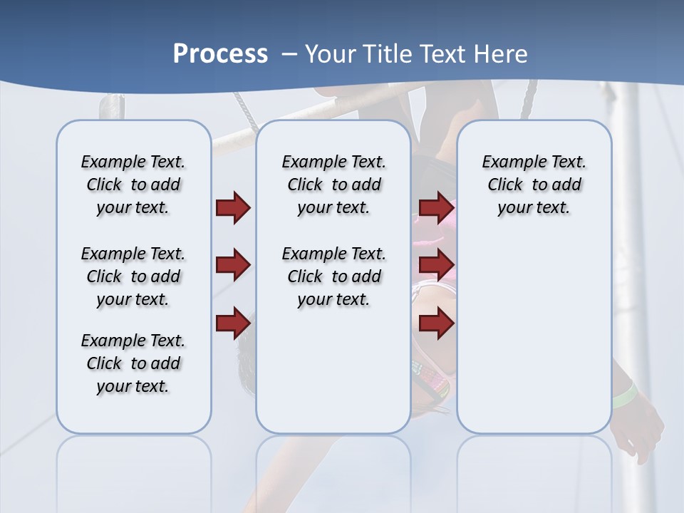 Flexible Raising Muscle PowerPoint Template