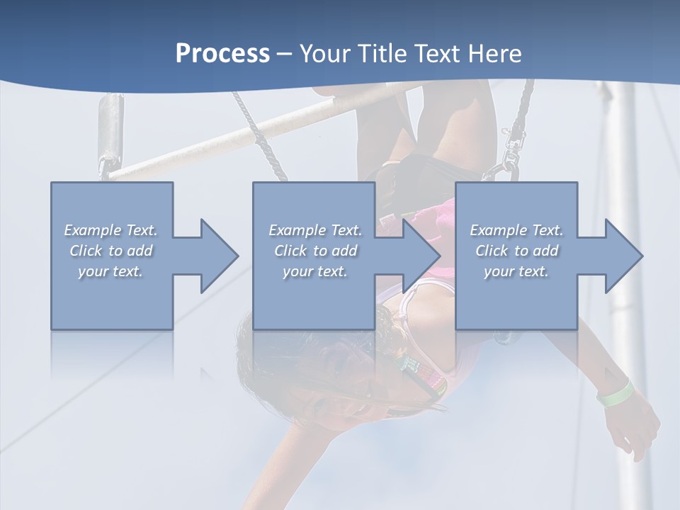 Flexible Raising Muscle PowerPoint Template