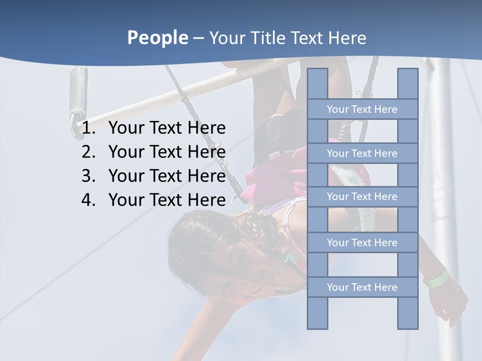 Flexible Raising Muscle PowerPoint Template