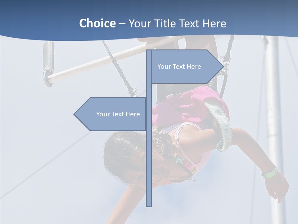 Flexible Raising Muscle PowerPoint Template
