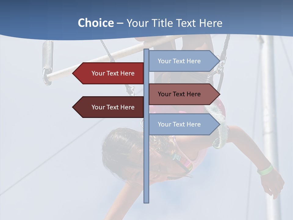 Flexible Raising Muscle PowerPoint Template
